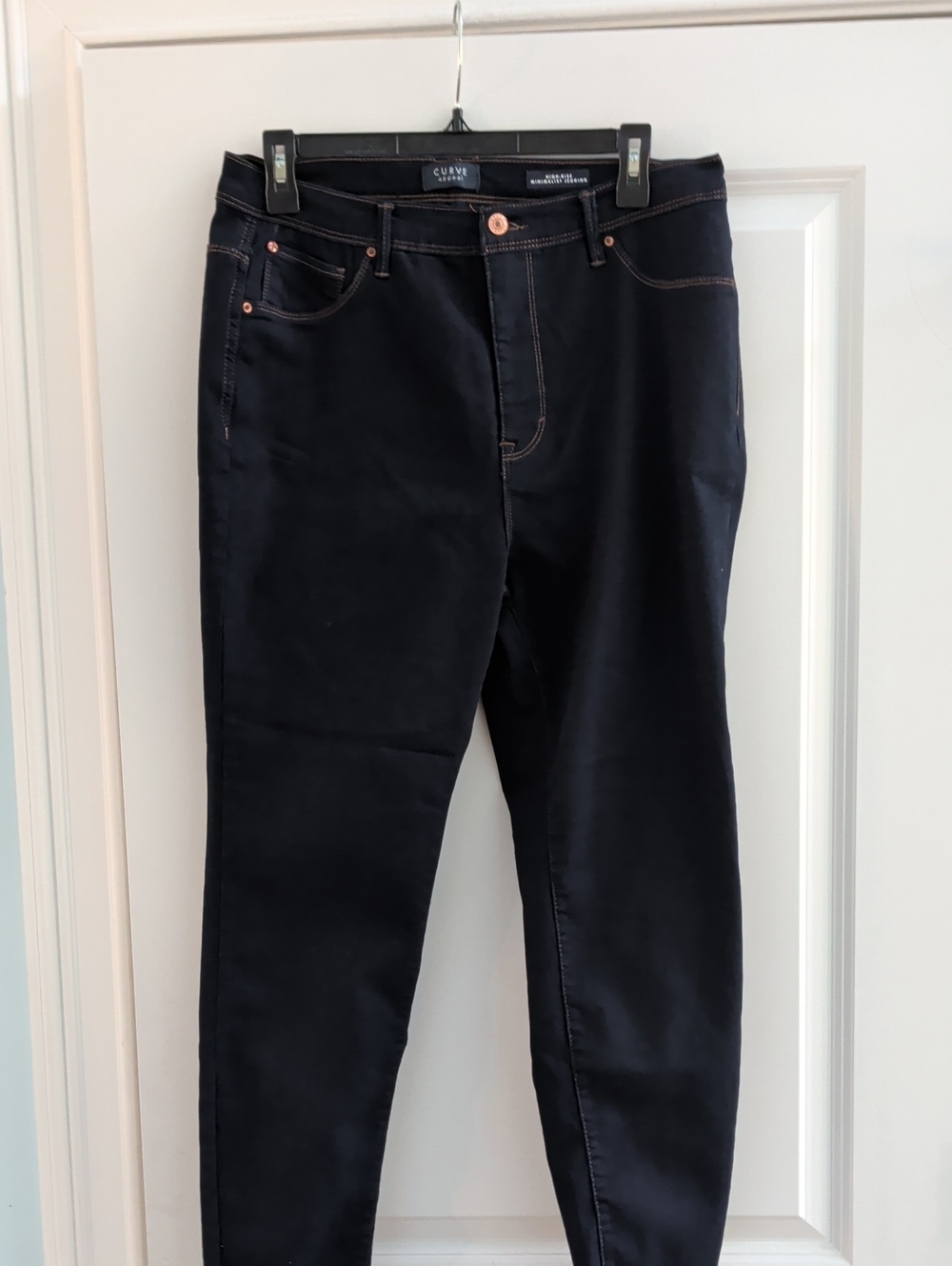CurveBlack High-Rise Slim Jeggings Jeans